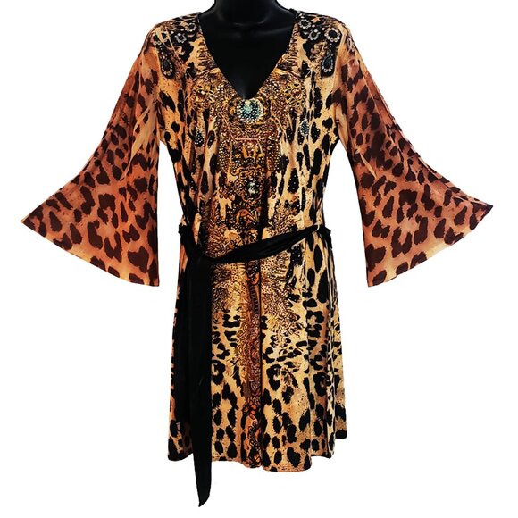 Leopard Queen Women's Embellished Dress - Picture 3 of 5